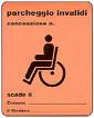 Immagine del "contrassegno invalidi"