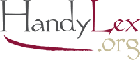 logo del sito internet handylex.org